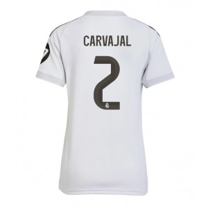 Fotbalové Dres Real Madrid Daniel Carvajal #2 Dámské Domácí Oblečení 2025-26 Krátký Rukáv